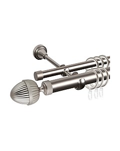 Карниз для штор АС ФОРОС Grace D25Г/16Г + наконечники Милано Ас форос