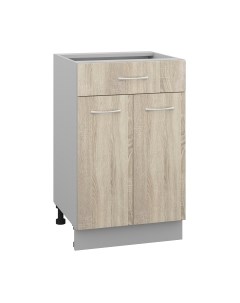 Шкаф-стол кухонный Кортекс-мебель Корнелия Лира НШ50р1ш без столешницы