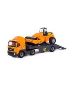 Набор игрушечной техники Полесье с дорожным катком / 58416