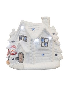Световая фигурка Neon-Night Домик со снеговиком 505-007 Neon-night