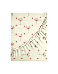 Простыня Ягода моя на резинке 200x200x20 / 70310-1 Ночь нежна