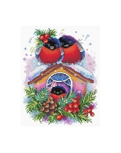 Набор для вышивания Зимний домик / М-440М М.п.студия