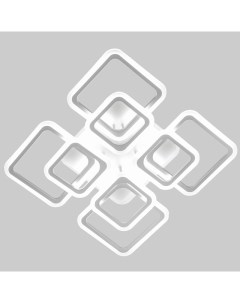 Светильник подвесной (LED) L26466/4+1 131Вт+10Вт серебро (RGB) Aitin-pro