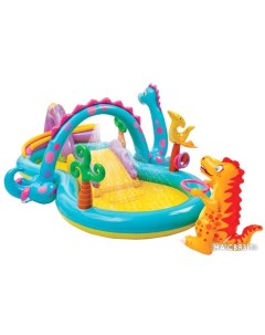 Надувной бассейн игровой центр Dinoland (57135) Intex