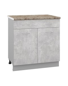 Шкаф-стол кухонный Кортекс-мебель Корнелия Лира НШ80р1ш