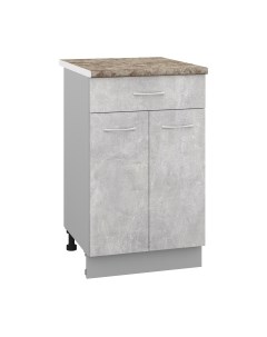 Шкаф-стол кухонный Кортекс-мебель Корнелия Лира НШ50р1ш