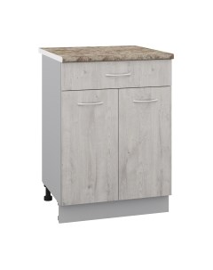 Шкаф-стол кухонный Кортекс-мебель Корнелия Лира НШ60р1ш