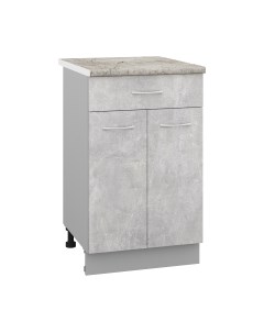 Шкаф-стол кухонный Кортекс-мебель Корнелия Лира НШ50р1ш