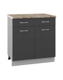 Шкаф-стол кухонный Кортекс-мебель Корнелия Лира НШ80р1ш