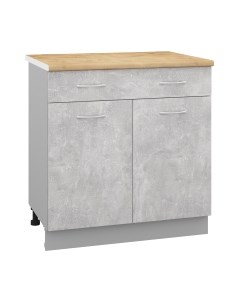 Шкаф-стол кухонный Кортекс-мебель Корнелия Лира НШ80р1ш