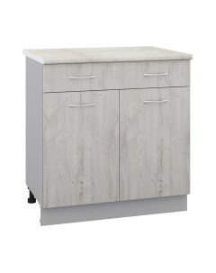 Шкаф-стол кухонный Кортекс-мебель Корнелия Лира НШ80р1ш