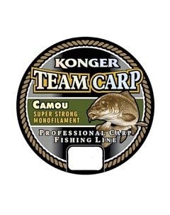Леска монофильная Team Carp Camou 0.40мм 1000м / 227001040 Konger