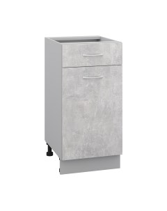 Шкаф-стол кухонный Кортекс-мебель Корнелия Лира НШ40р1ш без столешницы