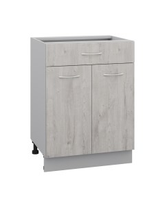 Шкаф-стол кухонный Кортекс-мебель Корнелия Лира НШ60р1ш без столешницы