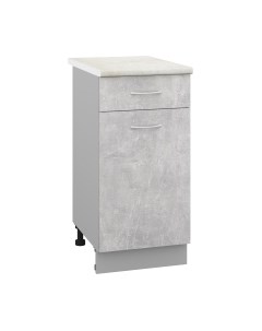 Шкаф-стол кухонный Кортекс-мебель Корнелия Лира НШ40р1ш