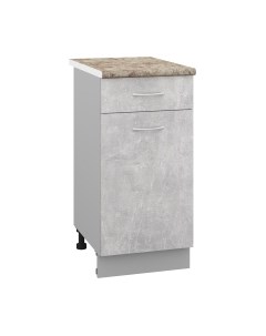 Шкаф-стол кухонный Кортекс-мебель Корнелия Лира НШ40р1ш