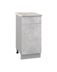 Шкаф-стол кухонный Кортекс-мебель Корнелия Лира НШ40р1ш