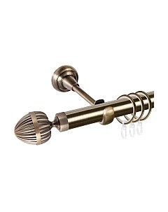 Карниз для штор АС ФОРОС Grace D25Г составной + наконечники Милано Ас форос