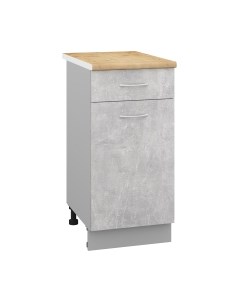 Шкаф-стол кухонный Кортекс-мебель Корнелия Лира НШ40р1ш