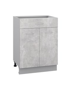 Шкаф-стол кухонный Кортекс-мебель Корнелия Лира НШ60р1ш без столешницы