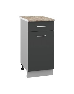 Шкаф-стол кухонный Кортекс-мебель Корнелия Лира НШ40р1ш