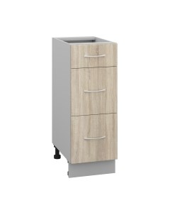 Шкаф-стол кухонный Кортекс-мебель Корнелия Лира НШ30р3ш без столешницы