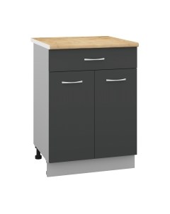 Шкаф-стол кухонный Кортекс-мебель Корнелия Лира НШ60р1ш