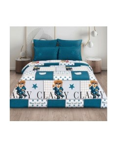 Комплект постельного белья Milanika Тедди Семейный Миланика