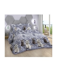 Комплект постельного белья Milanika Пушок Евро Миланика