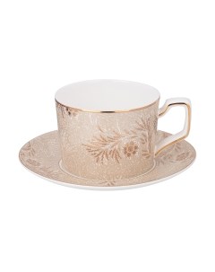 Чашка с блюдцем Lefard Золотые узоры / 264-1168
