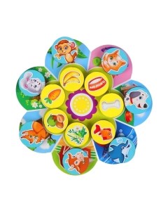 Развивающий игровой набор Лесная мастерская Головоломка. Кто где живёт и кто что ест? / 4276061