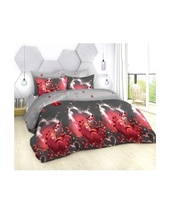 Комплект постельного белья Milanika Пламя Евро Миланика