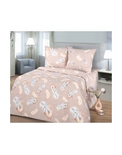 Комплект постельного белья Milanika Перья Семейный Миланика