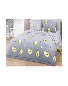 Комплект постельного белья Milanika Авокадо 1.5сп Миланика
