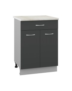 Шкаф-стол кухонный Кортекс-мебель Корнелия Лира НШ60р1ш