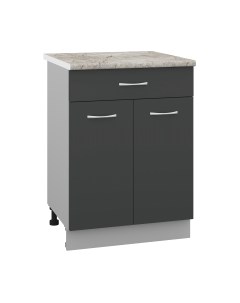 Шкаф-стол кухонный Кортекс-мебель Корнелия Лира НШ60р1ш