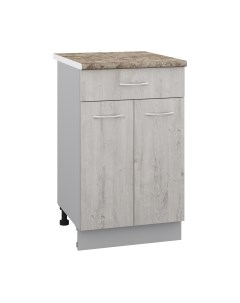 Шкаф-стол кухонный Кортекс-мебель Корнелия Лира НШ50р1ш