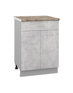 Шкаф-стол кухонный Кортекс-мебель Корнелия Лира НШ60р1ш