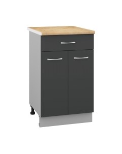 Шкаф-стол кухонный Кортекс-мебель Корнелия Лира НШ50р1ш