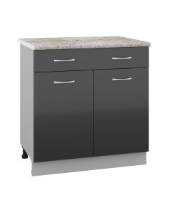 Шкаф-стол кухонный Кортекс-мебель Корнелия Лира НШ80р1ш