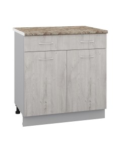 Шкаф-стол кухонный Кортекс-мебель Корнелия Лира НШ80р1ш