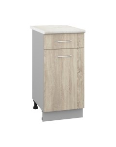 Шкаф-стол кухонный Кортекс-мебель Корнелия Лира НШ40р1ш