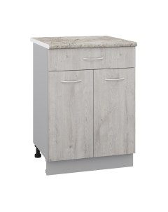 Шкаф-стол кухонный Кортекс-мебель Корнелия Лира НШ60р1ш