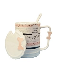 Кружка с ложкой Lenardi 315-050