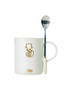 Кружка с ложкой Lenardi 106-302
