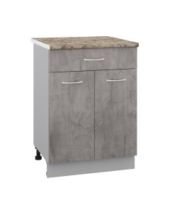 Шкаф-стол кухонный Кортекс-мебель Корнелия Лира НШ60р1ш