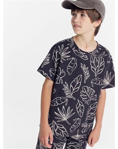 Футболка для мальчиков темно-синяя с пальмами Mark formelle