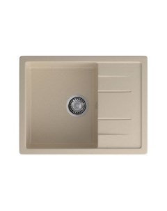 Мойка GRANFEST мрамор GF-Q-650 L кашемир 65х50 см с сифоном Granfest