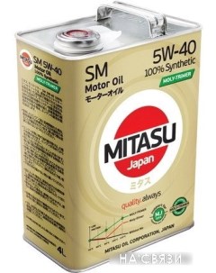 Моторное масло MJ-M12 5W-40 4л Mitasu