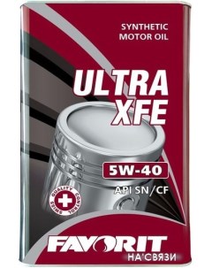 Моторное масло Ultra XFE 5W-40 metal 4л Favorit